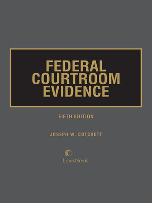 cover image of Federal Courtroom Evidence